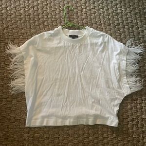 White feather top